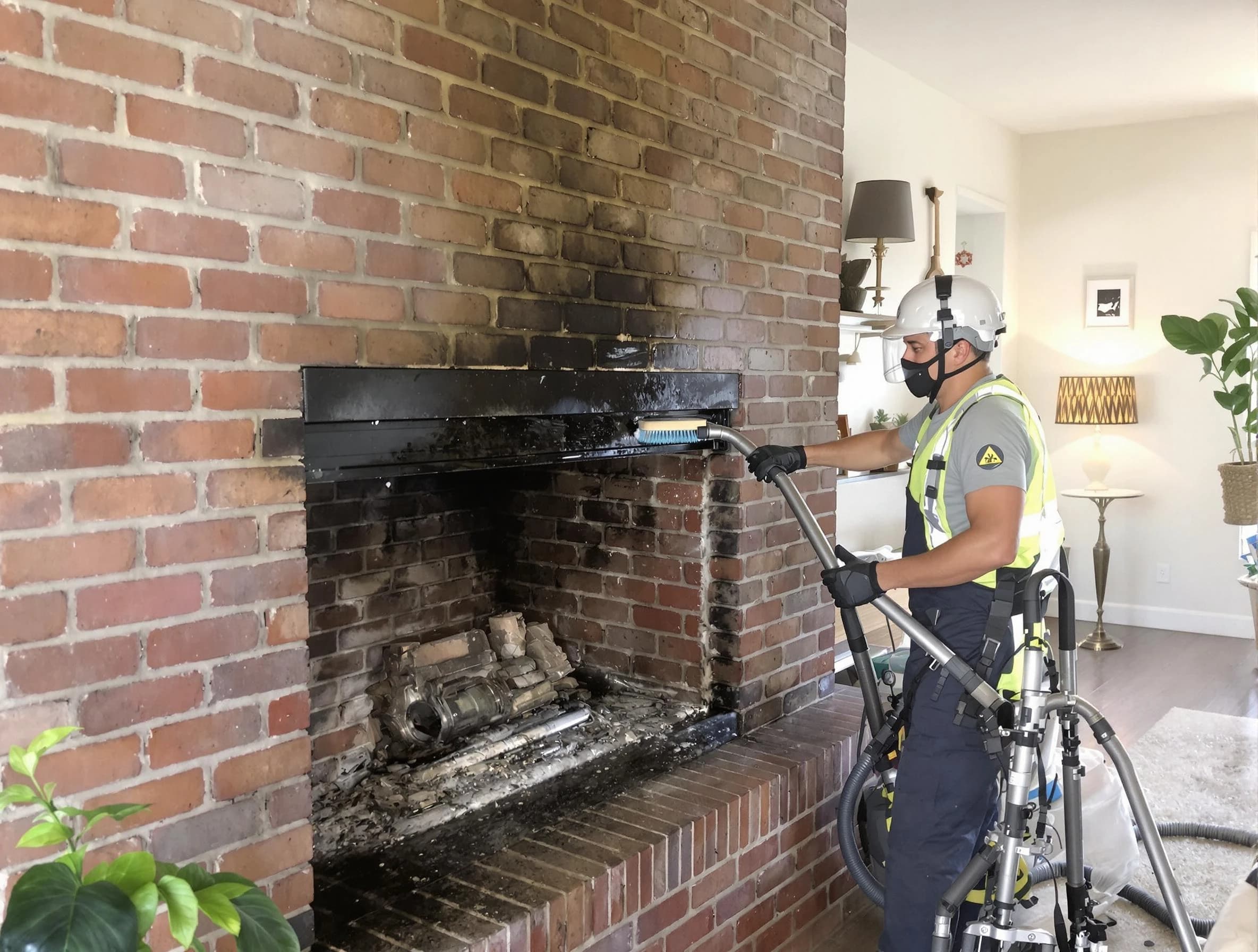 Princeton Chimney Sweep providing fireplace cleaning services in Princeton, NJ