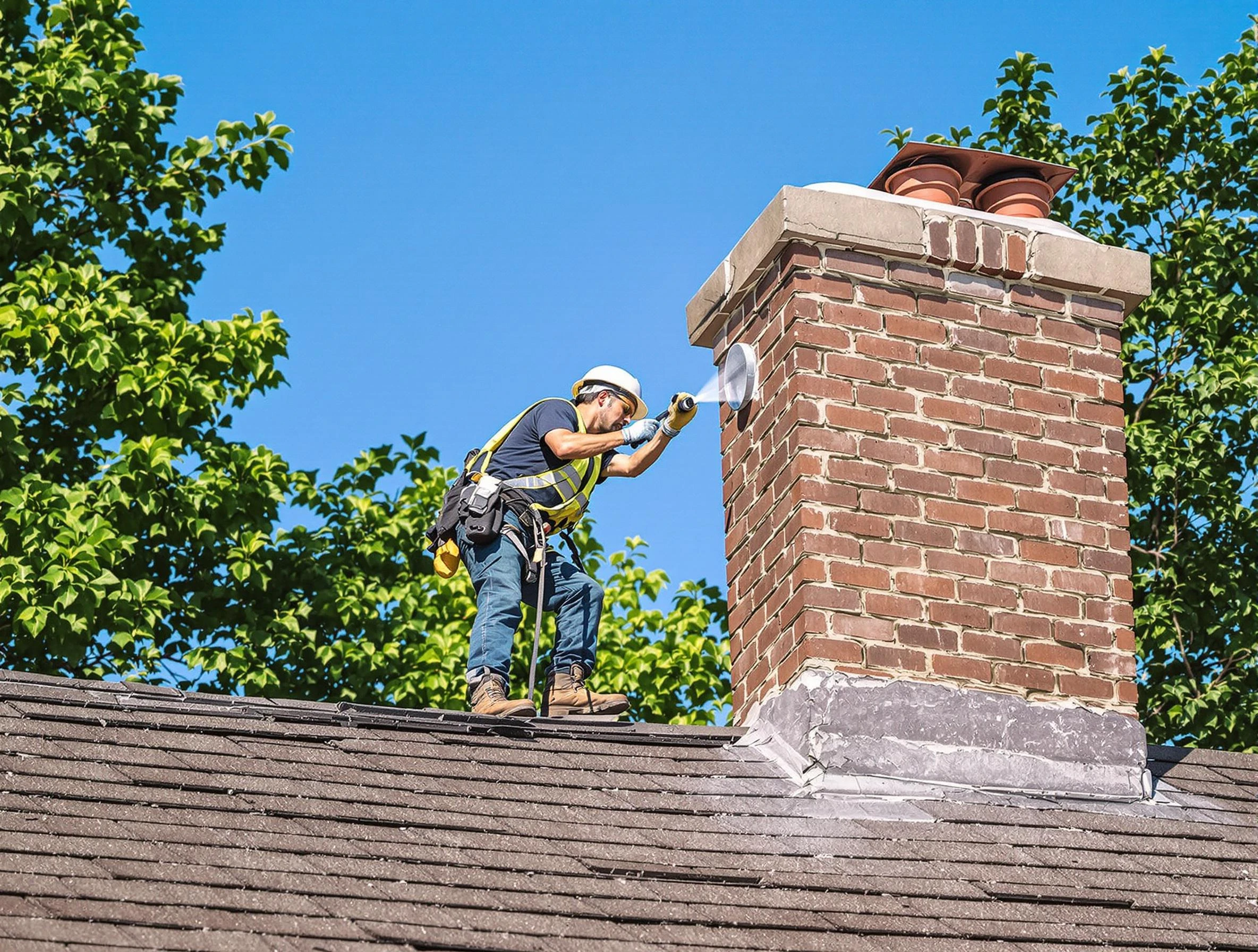Princeton Chimney Sweep performing an inspection with advanced tools in Princeton, NJ